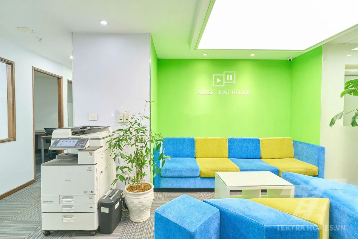 Khu vực tiếp khách văn phòng trọn gói Green Office - Licogi13 Tower