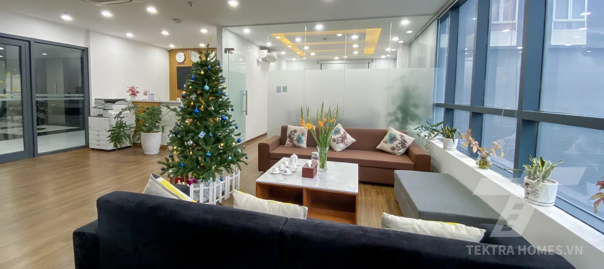 Khu vực tiếp khách văn phòng Hanoi Office - UDIC Riverside 1
