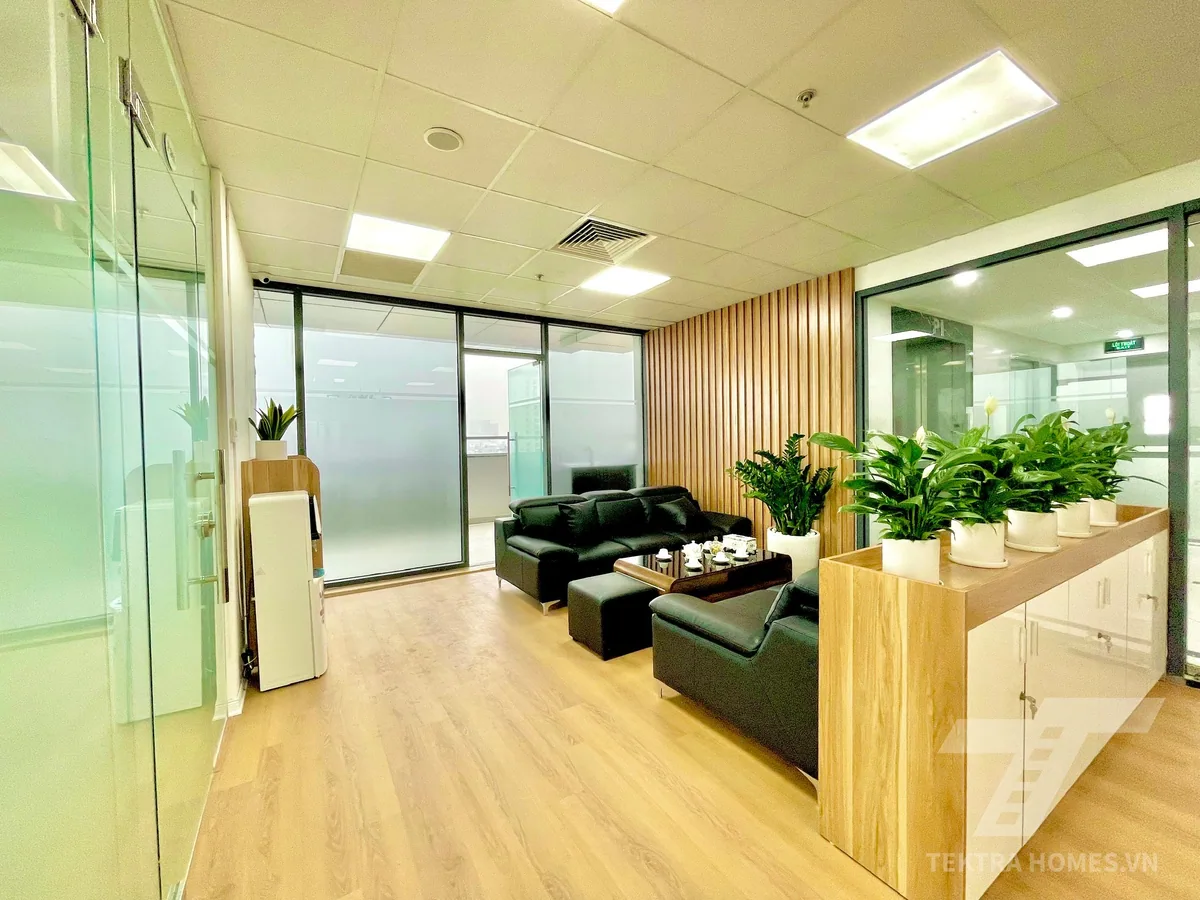 Khu vực tiếp khách văn phòng trọn gói Green Office - Minori Office