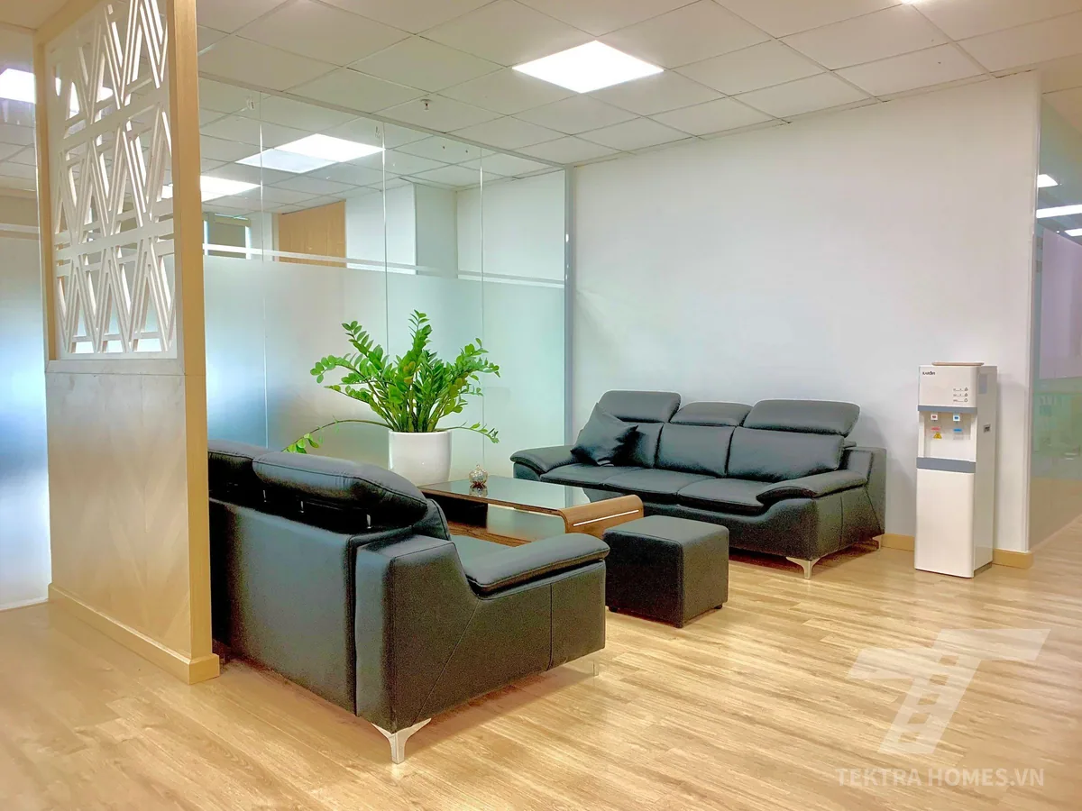 Khu vực tiếp khách văn phòng trọn gói Green Office - Hồ Gươm Plaza